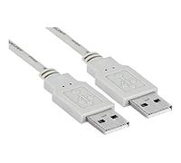 Nilox 5 m USB2.0 - Câble USB (USB A, USB A, Mâle/Mâle, Droit, Droit, Gris)