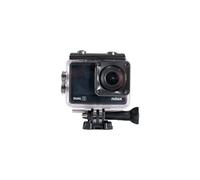 Nilox, Action Cam Dual S, Action Camera Résolution 4K/60 Fps, Grand Angle à 170 °, Écran arrière Tactile, étanche jusqu'à 30 m avec étui étanche, avec Fixations adhésives, kit de Montage