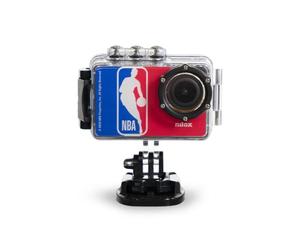 Nilox, Action Cam NBA, Action Camera WiFi avec résolution 4K/30 fps, électronique Image Stabilisation, Écran Rotatif LCD 2", Mémoire 64 Go, View Angle 170 °, avec étui étanche jusqu'à 30 m,