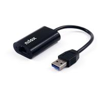 Nilox ADATTATORE USB A - RJ45 M/H Interne Ethernet / WLAN 1000 Mbit/s