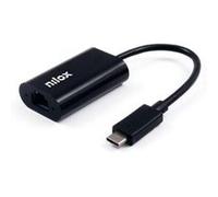 Nilox Adaptateur Câble Type C à Ethernet Mâle/Femme