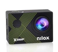NILOX Cámara de acción 4K Ultra HD 8MP Pantalla LCD 64GB Estabilizador WiFi Negra