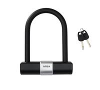 Nilox Chaîne U-Shape pour vélo, câble haute qualité, résistante aux rayures et aux coupures, 2 clés