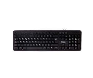 NILOX Clavier NXKBE000002 Espagnol QWERTY Noir