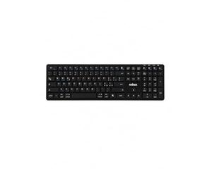 Nilox, Clavier sans Fil 110 Touches, Bluetooth 5.2 et 2,4 GHz, Noir