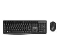 Nilox Combo Teclado y Ratón Inalámbricos Negro QWERTY Español