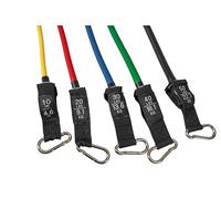 Nilox Ensemble élastiques de fitness, bandes de résistance pour entraînement complet, élastiques de fitness pour homme et femme, élastiques pour gym, yoga, Pilates et rééducation, accessoires inclus