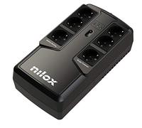 Nilox Alimentation non interruptible NXGCLIO8501X5V2 Interactivité de ligne 0,85kVA 595W 6 sorties CA