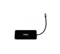 Nilox, Hub USB-C 12 en 1, Station d'accueil, Structure Fine, Plug & Play
