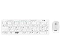 NILOX KIT KEYB+MOUSE WIRELESS WHITE