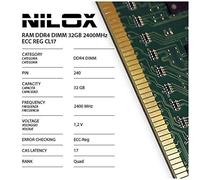 NILOX Mémoire Dimm 32 Go (1 x 32 Go) DDR4 2400 MHz CL 17.