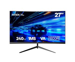 Nilox MONITOR 27 CURVO 240HZ VA HDMI Y DP écran plat de PC 68,6 cm (27 ) 1920 x 1080 pixels Full HD LCD
