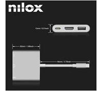 Nilox nlx-TC-hdmiusbt - Mini Station d'accueil USB Type-c, ()