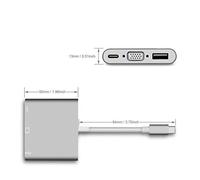 Nilox nlx-TC-vgausbtc - Mini Station d'accueil USB Type-c, ()