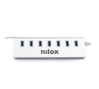 Nilox NX7HUB30 hub & concentrateur USB 3.2 Gen 1 (3.1 Gen 1) Type-A 5000 Mbit/s Gris