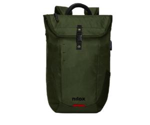 Nilox NXBPODECO sacoche d'ordinateurs portables 39,6 cm (15.6 ) Sac à dos Vert