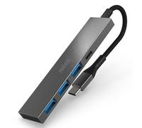 Nilox NXHUBUSBC02 hub & concentrateur USB 3.2 Gen 1 (3.1 Gen 1) Type-A + Type-C 625 Mbit/s