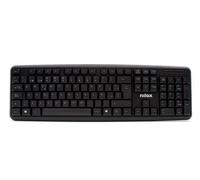 Nilox NXKBE000002 clavier Universel USB QWERTY Espagnole Noir