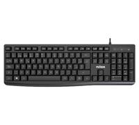 Nilox NXKBE000013 clavier Bureau USB Espagnole Noir
