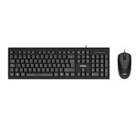 Nilox Nxkme0011 Clavier Et Souris Noir Noir One Size