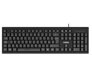 Nilox NXKME0011 clavier Souris incluse Bureau USB Espagnole Noir