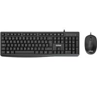 Nilox NXKME0012 Clavier Souris inclus USB QWERTY Espagnol Noir
