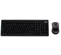 Nilox NXKMWE0001 clavier Souris incluse Universel RF sans fil QWERTY Espagnole Noir