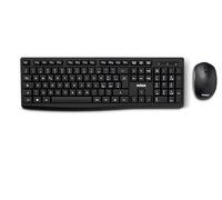 Nilox NXKMWIT012 Kit clavier et souris sans fil avec distance de fonctionnement de 10 m, clavier avec disposition italienne, souris avec capteur optique de 1600 DPI, compatible avec Windows, Linux et