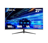 Nilox Écran NXM27FHD18001 27″ 1080p 180Hz VA courbé Haut-parleurs HDMI DisplayPort