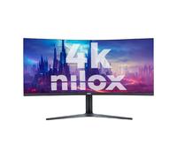 Nilox MONITOR 34" NXM344KD11 ULTRAWIDE 4K CURVO 144HZ 2HDMI 2DP 1MS MMDIA écran plat de PC 86,4 cm (34") 3440 x 1440 pixels UltraWide Quad HD LED Noir