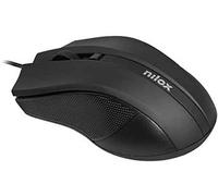 Nilox Optical Mouse USB 1600DPI, Black