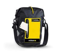 Nilox Sac de vélo Nilox-National Geographic, Sac de vélo résistant à l'eau avec Poche pour Ordinateur Portable et PC jusqu'à 15,6", Accessoires vélo avec bandoulière