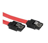 Nilox SATA - SATA, 0.5m câble SATA 0,5 m SATA 7-pin Noir, Rouge