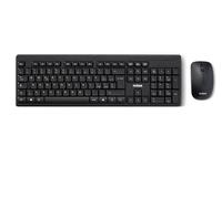 Nilox Set tastiera e mouse wireless NXKMWIT011 nero, distanza operativa 10m, 1600 DPI