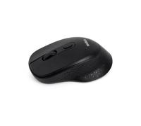 Nilox, Souris sans fil silencieuse 2,4 GHz, souris ergonomique, noire