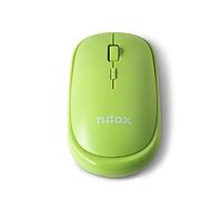 Souris - Nilox - Sans fil - Vert - Ambidextre - 3 boutons