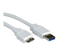 Nilox USB A - Micro-USB B, 2m câble USB USB 3.2 Gen 1 (3.1 Gen 1) Blanc