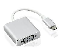 Nilox USB Type-C - VGA M/F USB Type-C VGA Argent - Adaptateur pour câble (USB Type-C, VGA, Mâle/Femelle, Argent)