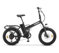 Bicicleta Eléctrica Nilox Plegable 250w 70km Autonomía 20? 6 Velocidades Lcd Acero Negro Multicolore
