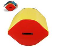 NILoykg& Tapis de Gymnastique/entraîneur de Salto arrière Skill Shape Tumbling Somersault Backbend Trainer Tapis d'exercice pour l'entraînement de Gymnastique Pratique du Yoga Taekwondo,55X55X55cm