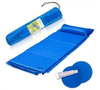 NILS CAMP - Matelas autogonflant - Matelas gonflable autogonflant - Matelas autogonflant - 190x63x3,8 cm - Bleu