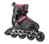 Nils Extreme Harmony ABEC7 Rollers en ligne réglables Noir/rose Taille 35-38