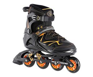 Nils Extreme Rollers en ligne pour homme ABEC9 80 mm Orange Taille 42-45