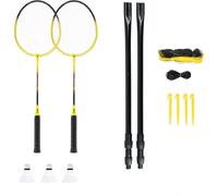 Nils Jeu de badminton | 2 raquettes | 3 flèches à ressort | filet 600X60Cm | valise | 8W1