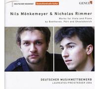 Nils M nkemeyer - Works for Viola & Piano [New CD]