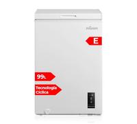 Nilson Congelador Horizontal Blanco NCH1000EDC. Capacidad 99 Litros, Dual Cooling, 4 Star, Modo Super Congelación, Tecnología Cíclica, Puerta Abatible, 1 Cesta, Bajo nivel Sonoro