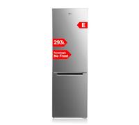 NILSON Réfrigérateur Combiné Inox 2 Portes. NC185600ENFX, Capacité 293 Litres, No Frost, Multi Air Flow, 40 dB, Porte Réversible, Ouverture Encastrée, Classe Énergétique E