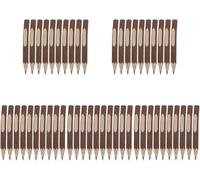 Niltracy Lot de 50 crayons en bois graphite rustique pour enfants, crayons d'écorce d'arbre, décorations de fête prénatale, outil de dessin court pour enfants