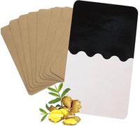 Niltracy Lot de 50 patchs anti-douleur au gingembre pour soulager la douleur pendant 10 heures, genoux, dos, hanches, cou, épaules