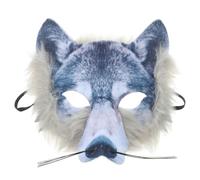 Niltracy Masque de loup garou pour le thème d'Halloween, idéal pour les fêtes d'Halloween et les bals costumés, 1 masque de loup